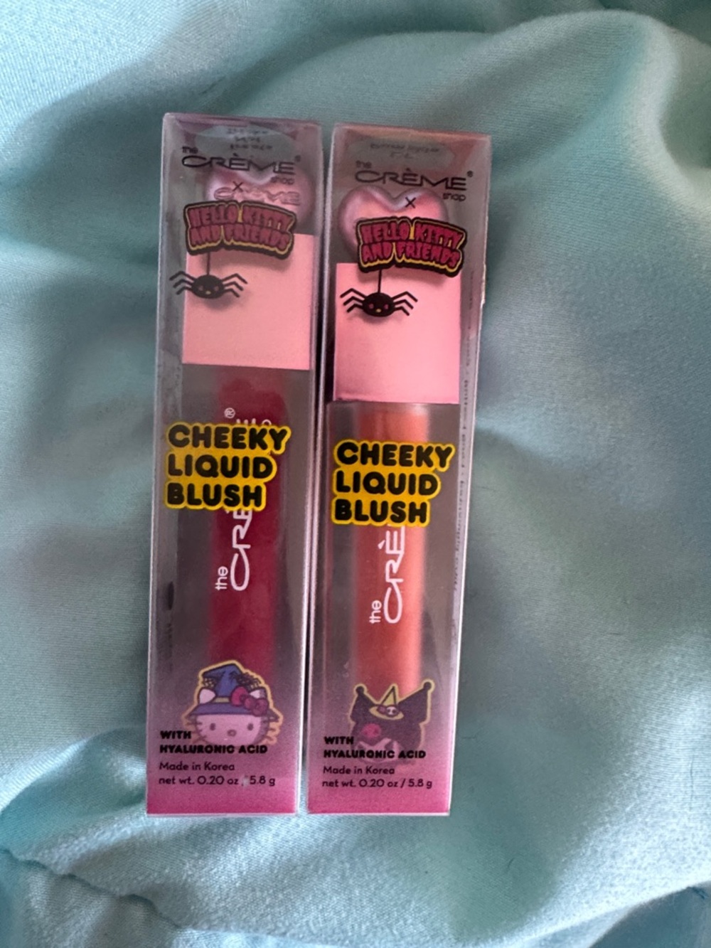 The Crème Shop Cheeky Liquid Blush — Pink & Peach Duo